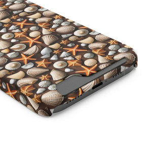 Phone Case Sea Shells Star Fishes Ocean Vibes Protection - Dipaliz - Mobile Cases