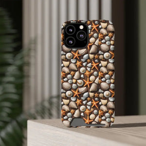 Phone Case Sea Shells Star Fishes Ocean Vibes Protection - Dipaliz - Mobile Cases