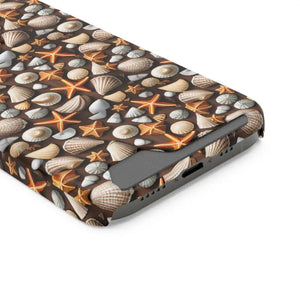 Phone Case Sea Shells Star Fishes Ocean Vibes Protection - Dipaliz - Mobile Cases