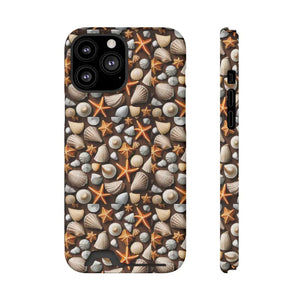 Phone Case Sea Shells Star Fishes Ocean Vibes Protection - Dipaliz - Iphone 13 Pro Max / Matte / Without Gift Packaging