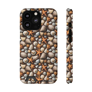 Phone Case Sea Shells Star Fishes Ocean Vibes Protection - Dipaliz - Iphone 13 Pro / Matte / Without Gift Packaging