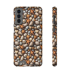 Phone Case Sea Shells Star Fishes Ocean Vibes Protection - Dipaliz - Samsung Galaxy S21 Plus / Matte / Without Gift