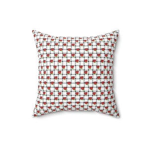 Spun Polyester Square Pillow - Elegant Weaved Background - Dipaliz - 16’’ × - Throw Pillows