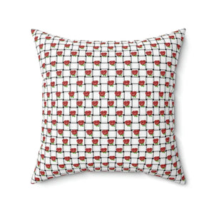 Spun Polyester Square Pillow - Elegant Weaved Background - Dipaliz - 20’’ × - Throw Pillows
