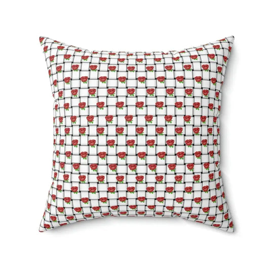 Elevate your Space with a Posh Polyester Square Pillow - 20’’ × Home Decor