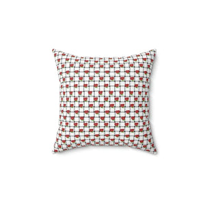 Spun Polyester Square Pillow - Elegant Weaved Background - Dipaliz - Throw Pillows