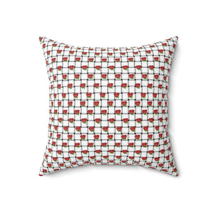 Spun Polyester Square Pillow - Elegant Weaved Background - Dipaliz - Throw Pillows