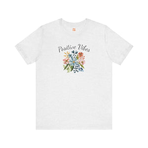 Soft Floral Tee Unisex Short Sleeve Cotton - Dipaliz - T-shirts