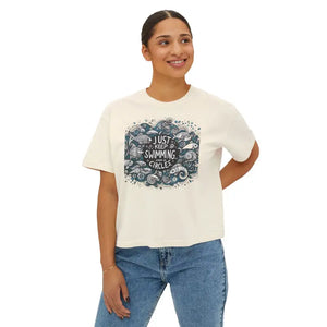 Positive Vibes Boxy Tee - Feel Good Cotton Comfort - Dipaliz - T-shirts