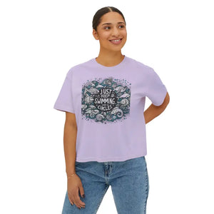 Positive Vibes Boxy Tee - Feel Good Cotton Comfort - Dipaliz - T-shirts