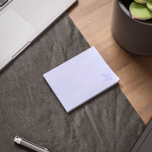 Vibrant Purple Post it Note - Plant Design - Dipaliz - Sticky Notes
