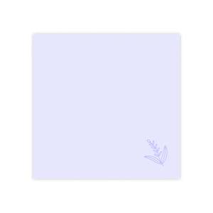 Vibrant Purple Post it Note - Plant Design - Dipaliz - Sticky Notes
