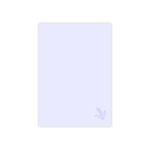 Vibrant Purple Post it Note - Plant Design - Dipaliz - Sticky Notes