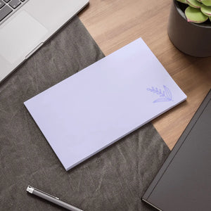 Vibrant Purple Post it Note - Plant Design - Dipaliz - Sticky Notes