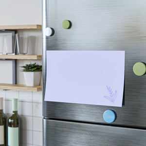 Vibrant Purple Post it Note - Plant Design - Dipaliz - Sticky Notes
