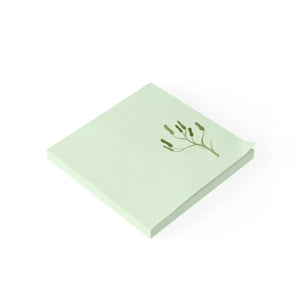 Vibrant Green Post it Notes - Botanical Office Decor - Dipaliz - Sticky