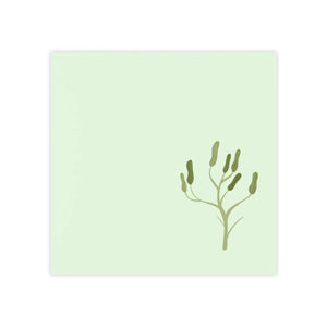 Vibrant Green Post it Notes - Botanical Office Decor - Dipaliz - Sticky