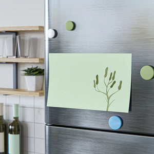 Vibrant Green Post it Notes - Botanical Office Decor - Dipaliz - Sticky
