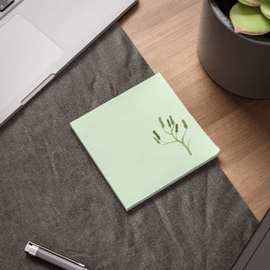 Vibrant Green Post it Notes - Botanical Office Decor - Dipaliz - Sticky