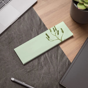 Vibrant Green Post it Notes - Botanical Office Decor - Dipaliz - Sticky