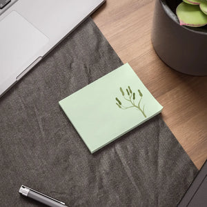 Vibrant Green Post it Notes - Botanical Office Decor - Dipaliz - Sticky