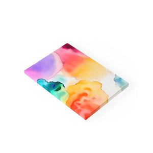 Vibrant Post It® Note Pads - Rainbow Watercolors - Dipaliz - Sticky Notes