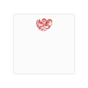 Vibrant Post It® Note Pads - Red Flowers Design - Dipaliz - 3’’ x / White - Paper Products