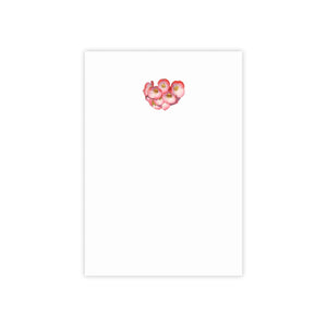 Vibrant Post It® Note Pads - Red Flowers Design - Dipaliz - 4’’ x 6’’ / White - Paper Products