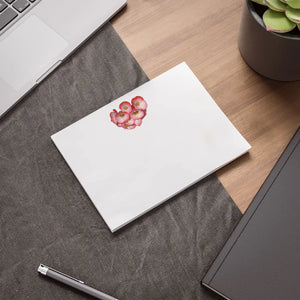 Vibrant Post It® Note Pads - Red Flowers Design - Dipaliz - Paper Products