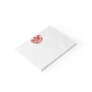 Vibrant Post It® Note Pads - Red Flowers Design - Dipaliz - Paper Products