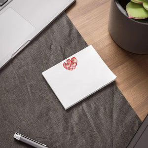 Vibrant Post It® Note Pads - Red Flowers Design - Dipaliz - Paper Products