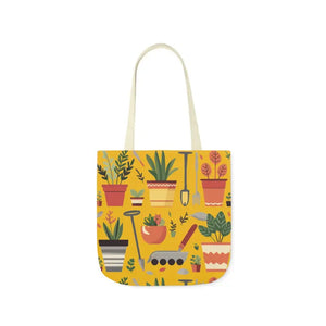 Canvas Tote Bag for Garden Tools and Potted Plants - Dipaliz - 16’’ × / Beige - Shopping Totes