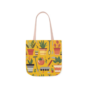 Polyester Canvas Tote Bag - Garden Tools and Plants - Dipaliz - Shopping Totes