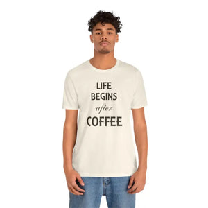 Life Begins After Coffee T-shirt Women’s Fashion Tee - Dipaliz - T-shirts