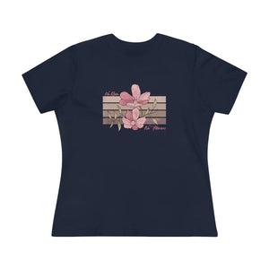 Soft Floral Tee - no Rain Flowers Cotton - Dipaliz - T-shirts - s
