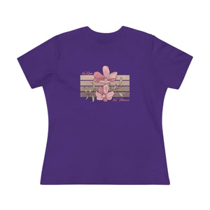 Soft Floral Tee - no Rain Flowers Cotton - Dipaliz - T-shirts - s