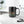Floral Black Ceramic Mug - Pretty Flowers 11oz - Dipaliz - Mugs