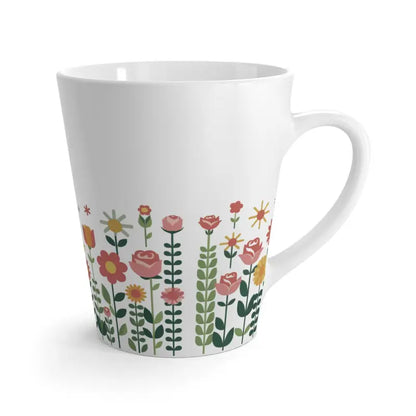 Blooming Pretty Flowers Latte Mug - your Morning Must-have! - 12oz