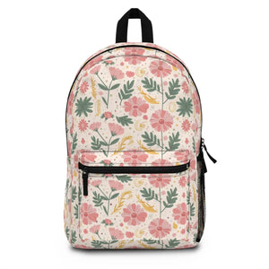 Pastel Flowers Backpack - Waterproof Material - Dipaliz - Backpacks