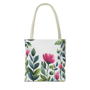 Chic Tote Bags with Pretty Pink Flowers - Dipaliz
