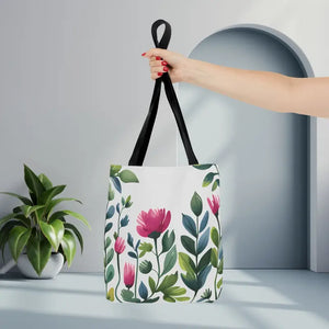 Chic Tote Bags with Pretty Pink Flowers - Dipaliz