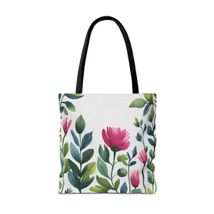 Chic Tote Bags with Pretty Pink Flowers - Dipaliz