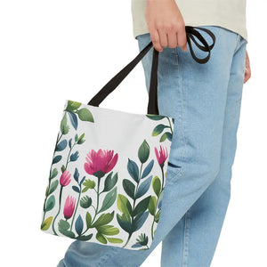 Chic Tote Bags with Pretty Pink Flowers - Dipaliz