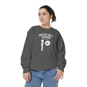 Relaxed Caution Donut Sweatshirt - Soft Cotton - Dipaliz - Sweatshirts