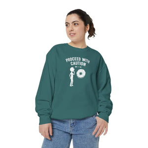 Relaxed Caution Donut Sweatshirt - Soft Cotton - Dipaliz - Sweatshirts