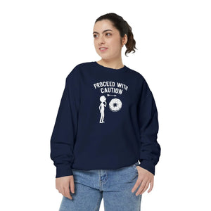 Relaxed Caution Donut Sweatshirt - Soft Cotton - Dipaliz - Sweatshirts