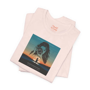 Snap Happy Unisex Jersey Tee - Photographer’s Comfy Companion - Dipaliz - T-shirts