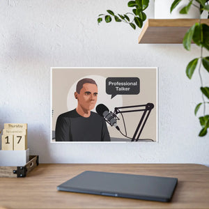 Professional Talker High-gloss Poster Podcast Room - Dipaliz - Posters