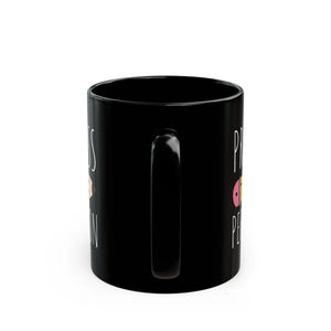 Sleek Black Ceramic Mug Progress Over Perfection - Dipaliz - Mugs