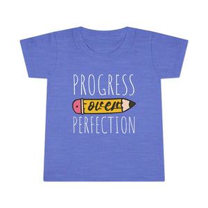Stylish Progress Over Perfection Toddler Tees Pencil - Dipaliz - Baby & Tops